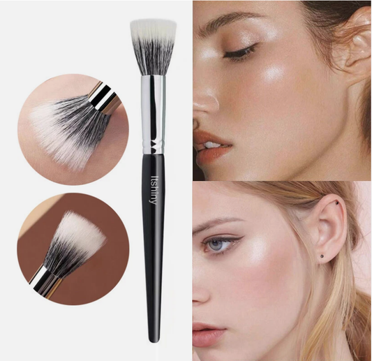 ITSHINY Makeup Brush - Soft Kabuki Foundation Brush for Flawless Liquid, Powder & Cream Application